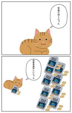 宇宙食食べ過ぎ